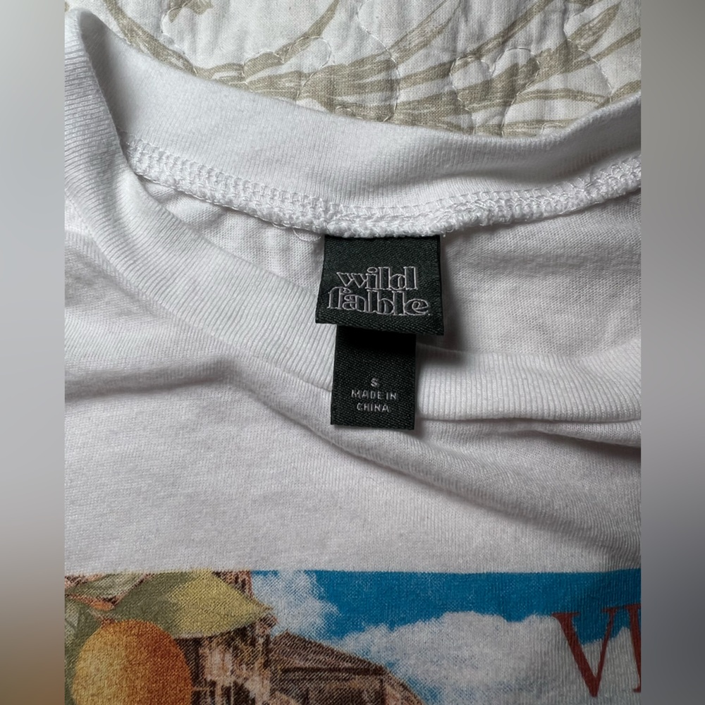Baby Tee Crop Top Bundle, size small y2k Hollister Wild Fable Pink Floyd T Shirt - Picture 9 of 10